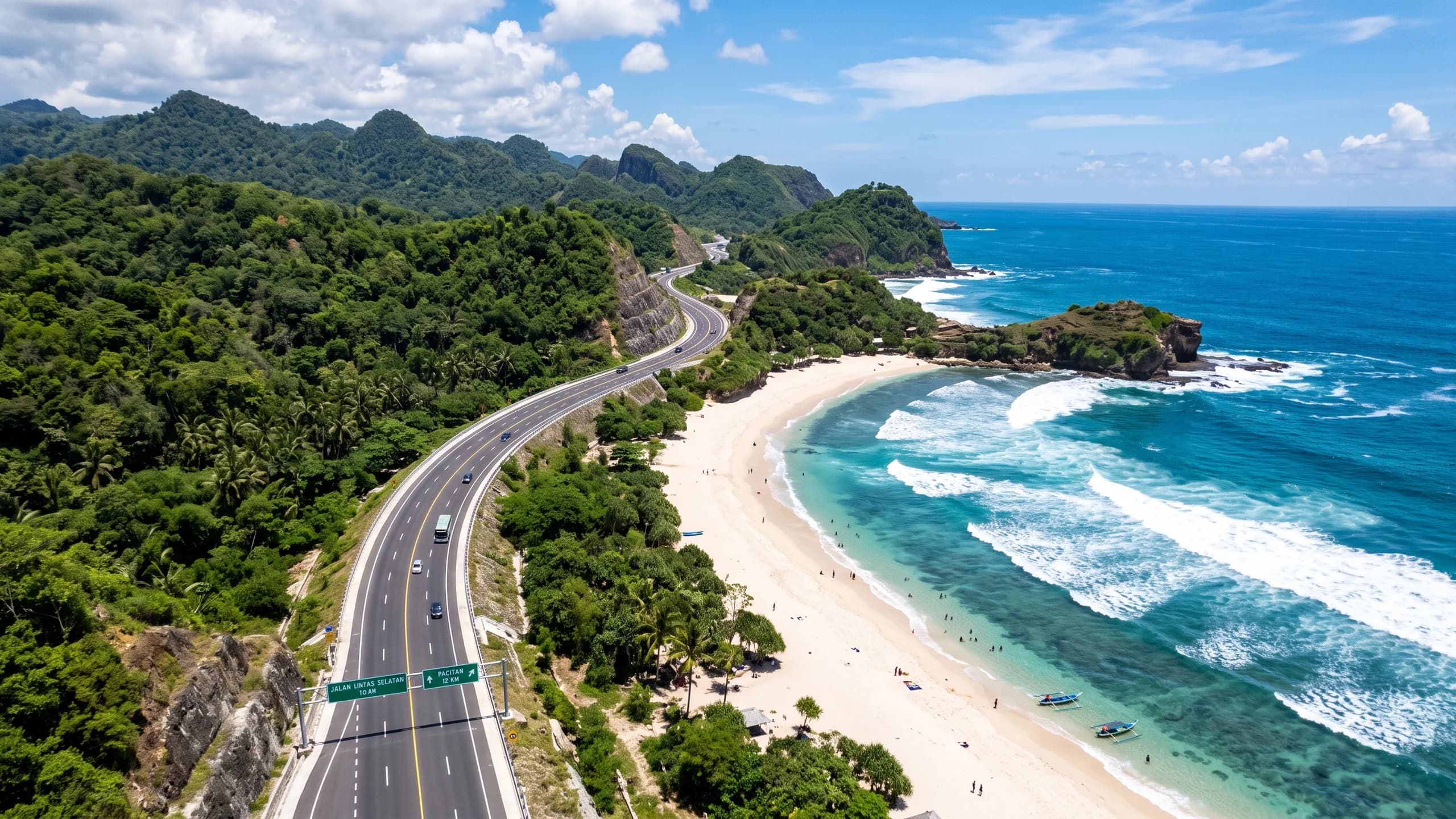 Jalur Lintas Selatan (JLS) & Pantai Pesisir Selatan